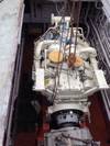 New main engine hoisting in place
