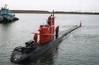 Pictured is the NR-1 submarine, ported at Naval Submarine Base New London in Groton, Connecticut, March 3, 2013. (Courtesy photo by U.S. Army/Released)