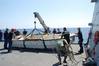 Pirate Craft Hoisted on Board: Photo credit EUNAVFOR
