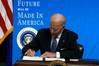 President Joe Biden signs the Strengthening "Buy American" Provisions, Ensuring Future of America is Made in America by All of America’s Workers executive order (Photo: The White House)