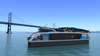 Rendering if the new 150-passenger ferry designed for San Francisco Bay Ferry (Image: Aurora Marine Design)