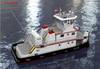 Rendering of the conversion of an inland towboat to dual fuel diesel/liquid natural gas (LNG). (Image: Bristol Harbor Group)