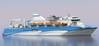 Rendering of the new 1,200-passenger ferry to be built at Cochin Shipyard in India (Image: ABB)