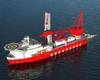 Rendering of the Petrofac JDS 6000 deepwater derrick-lay vessel (courtesy Petrofac)