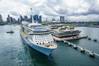 Royal Caribbean's Quantum of the Seas moored at Marina Bay Cruise Center in Singapore (File photo: Royal Caribbean)