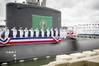 Sailors render a salute during the commissioning ceremony for the Virginia Class Submarine USS Washington (SSN 787) at Naval Station Norfolk. Washington is the U.S. Navy's 14th Virginia-class attack submarine and the fourth U.S. Navy ship named for the State of Washington. (U.S. Navy photo by Class Joshua M. Tolbert)