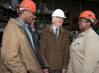 Senator Cochran's shipyard visit: Photo courtesy of HII