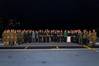 Senior government and military officials from 19 participating nations stand together as part of the Exercise Talisman Sabre 25 Opening Ceremony event onboard HMAS Adelaide, Sydney, New South Wales.