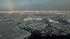 Small remnants of thicker, multiyear ice float with thinner, seasonal ice in the Beaufort Sea on Sept. 30, 2016. Credit: NASA/GSFC/Alek Petty