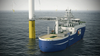 SOV on contract with Ørsted AS (former DONG energy). Image courtesy of Salt Ship Design