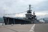 Soviet cruiser Mikhail Kutuzov on a cloudy morning, Novorossiysk. Copyright Anna/AdobeStock