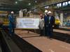 Steel cutting courtesy Brodosplit