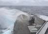 The Arleigh Burke-class guided-missile destroyer USS Milius (DDG 69) steams in the Philippine Sea, March 13. (Photo: Greg Johnson / U.S. Navy)