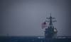 The Arleigh Burke-class guided-missile destroyer USS Ross (DDG 71) transits the Mediterranean Sea Sept. 3, 2018. (U.S. Navy photo by Ryan U. Kledzik)