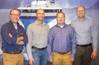 The management team in Ulstein Design & Solutions BV, from left Nick Wessels (Marketing & Sales Manager), Edwin van Leeuwen (Managing Director), Bram Lambregts (Deputy Managing Director), and Alwin Hendriks (Finance Manager