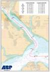 The map shows the route the vessel will take and the timings for the journey (Image: MCA)