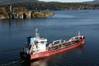 The picture shows the vessel for which ICE in 2013 performed its first scrubber retrofit project, at the time a pioneering project. Photo courtesy: shipspotting.com and provided by ICE.