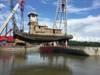 The salvage operation on the Illinois River is now complete. Image: USCG