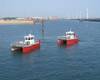 The two new Wave Skimmer class boats undergoing trials at Blyth