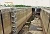 The U.S. Army Corps of Engineers Nashville District recently drained Old Hickory Lock for scheduled maintenance and repair. This is a view of the lock July 19, 2024. It is scheduled to reopen for navigation Aug. 3, 2024. (USACE Photo by Braden... (Braden Simmons)