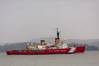 The U.S. Coast Guard Cutter Polar Star (WAGB 10) and crew transit the San Francisco Bay upon returning to the United States following their 128-day deployment to Antarctica to support Operation Deep Freeze 2025. Credit: Auxiliarist Pablo Fernicola/U.S. Coast Guard