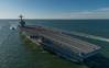 Huntington Ingalls Industries delivered the first-in-class aircraft carrier Gerald R. Ford (CVN 78) to the U.S. Navy on May 31, 2017. (Photo by Matt Hildreth/Huntington Ingalls Industries)