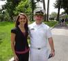 USMMA Midshipmen James Cameron and Crowley's Amelia Smith: Photo credit Crowley Maritime