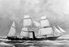 USS Washusett lithograph, courtesy of Charles H. Bogart. (U.S. Naval Historical Center Photograph.)