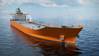 Wärtsilä’s New Aframax Tanker Design  emphasizes energy efficiency. It features an optimized hull form to minimize resistance, and an optimized propulsion train with energy saving devices (ESDs) for greater efficiency. Fuel savings have been the primary focus during the development of this design..