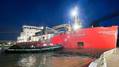 Great Lakes Towing Tugs Help Refloat 9,000-ton SUNNANVIK in the Cuyahoga River