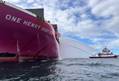 Crew Evacuated After Fire and Explosion on ONE Henry Hudson at Port of Los Angeles