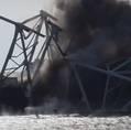Collapsed Baltimore Bridge Blasted into Pieces