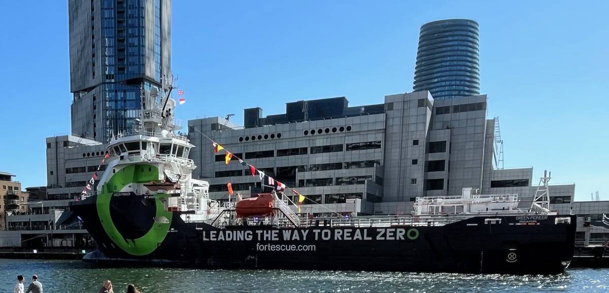 Fortescue’s Green Pioneer: Pioneering Ammonia-Powered Vessel Sets Sail for Sustainable Shipping Future