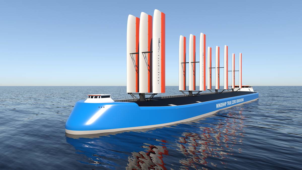 Windship Technology Unveils Emissions-Free Ship Design