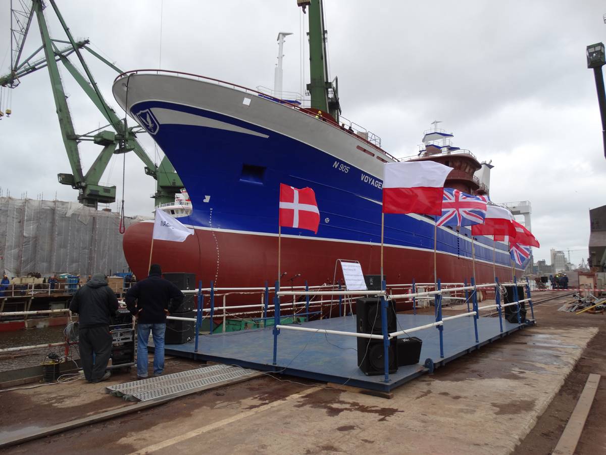 New Trawler Launched In Poland