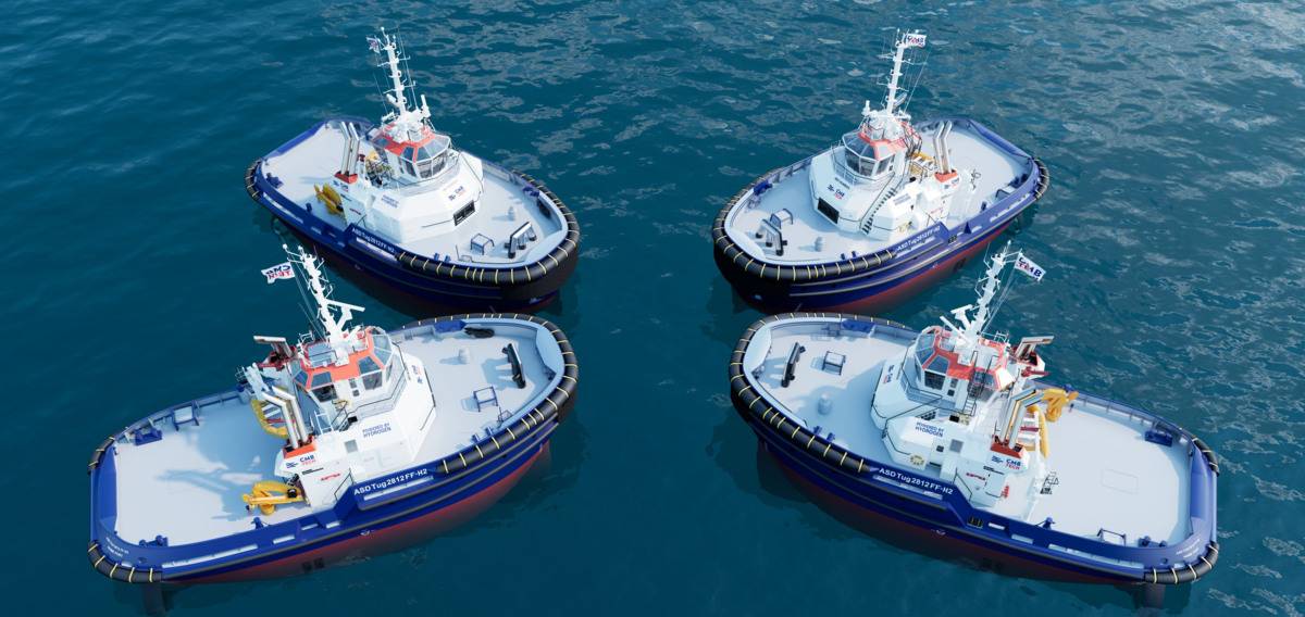 Damen and CMB.TECH Collaborate on Hydrogen-Powered Tugs for Green Port Operations