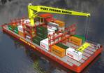 Sandock Austral Shipyards Offering Container Feeder Barge Concept