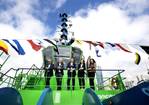 Electric Tug Sparky Chistened in Auckland