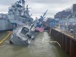 Historic US Warship Capsizes in Buffalo