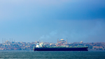Eight Oil Tankers Wait to Pass through Istanbul’s Bosphorus Strait