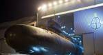 File photo: A U.S. Navy submarine is rolled out of