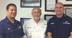 Pictured left to right: USCG Chief Warrant Officer