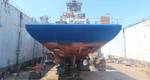 RV Roger Revelle in drydock. Image courtesy Gloste