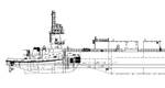 A line drawing of ATB Polaris/Clean Canaveral. Sou