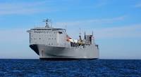 Ready Reserve Force Vessel Cape Ray on the historic mission that supported the Defense Threat Reduction Agency to neutralize chemical weapons. (Photo courtesy U.S. DOT)