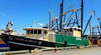 This is the Vila Nova do Corvo II moored up in Leonard's Wharf on Friday, Aug. 9, 2019 in New Bedford, Massachusetts. The company Vila Nova do Corvo II, Inc., company managers Carlos Rafael and Stephanie Rafael DeMello, and vessel captain Carlos Pereira agreed to pay a total of $511,000 in civil penalties and to perform vessel improvements after the United Station filed complaints alleging to violations of the Clean Water Act, discovered during Coast Guard boarding operations. (U.S. Coast Guard