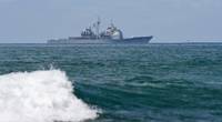The Ticonderoga-class guided-missile cruiser USS Chosin (CG 65) (U.S. Navy photo by Timothy M. Black)