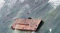 The U.S. Coast Guard rescued three mariners from a disabled 108-foot barge off Point Judith, R.I., November 25, 2020. (Photo: U.S. Coast Guard)