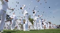 The Coast Guard Academy graduated 240 new officers along with seven international students. (Photo: Matthew Thieme / U.S. Coast Guard)