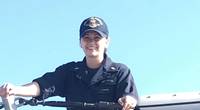 An undated file photo of Ensign Sarah Mitchell, who died from injuries sustained aboard the guided-missile destroyer USS Jason Dunham (DD 109), July 8, 2018. (U.S. Navy photo)